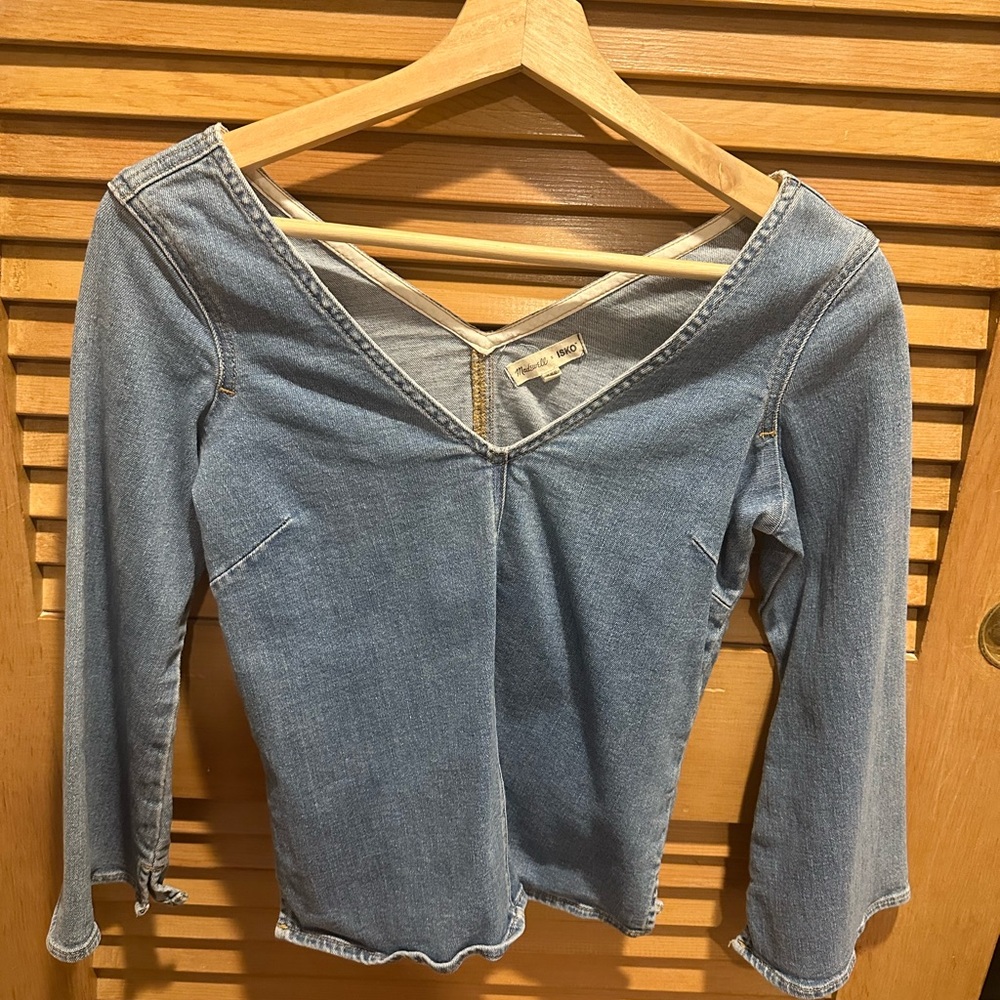 Madewell Jean blouse